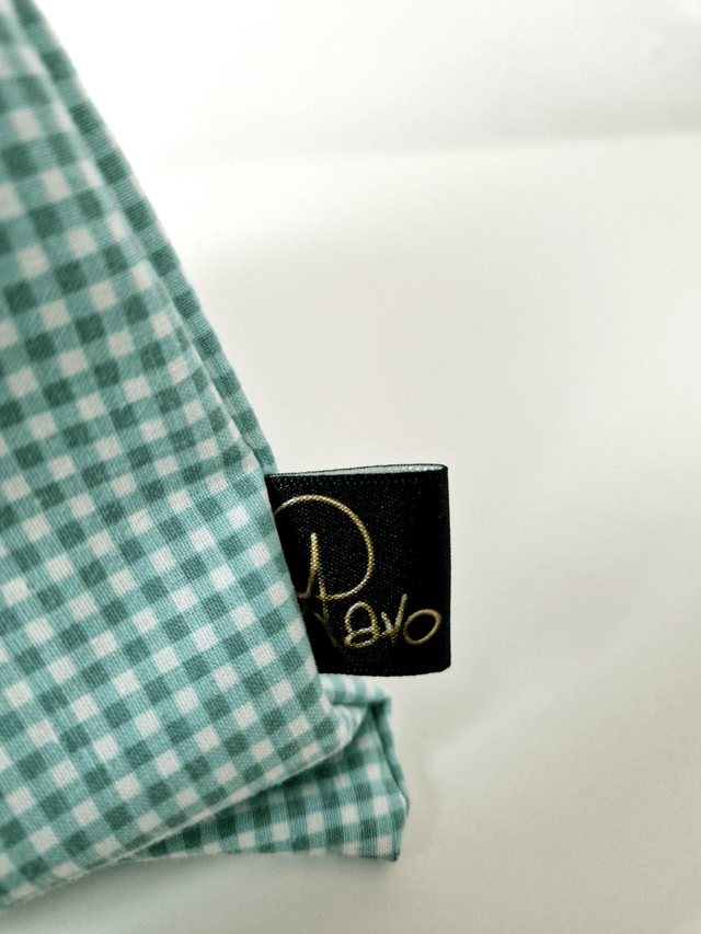 Gift pouch Green checkered