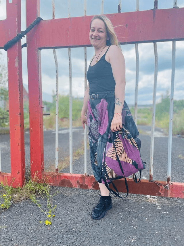 Purple Jungle Backpack 