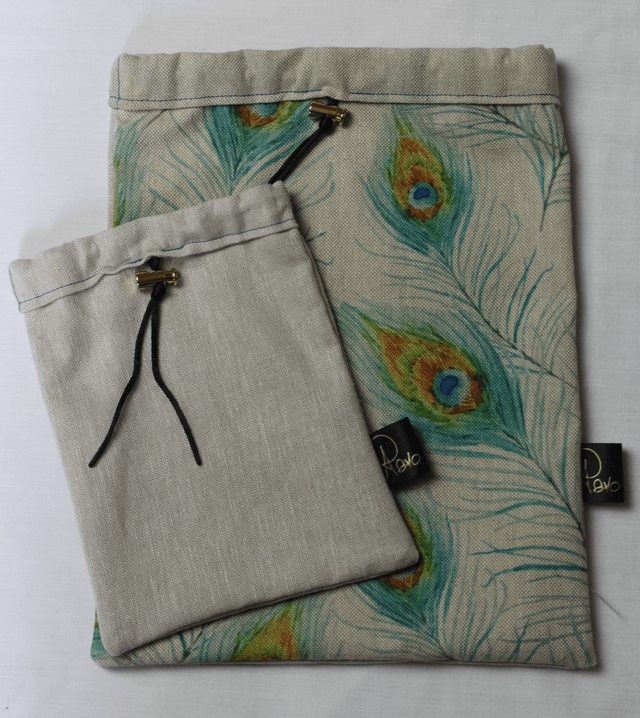 Peacock Pouches Set 1