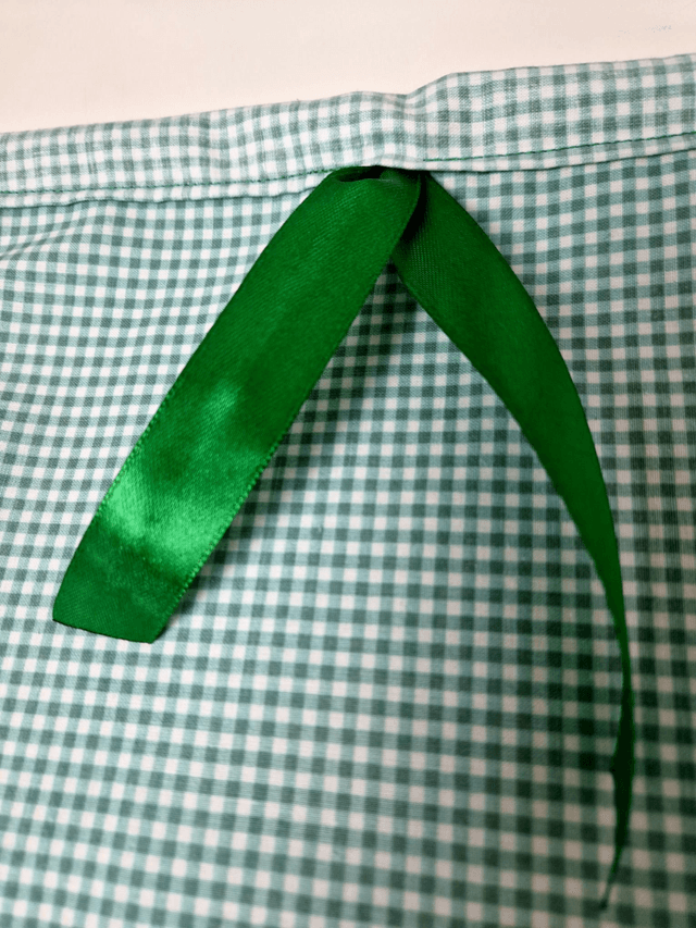 Gift pouch Green checkered