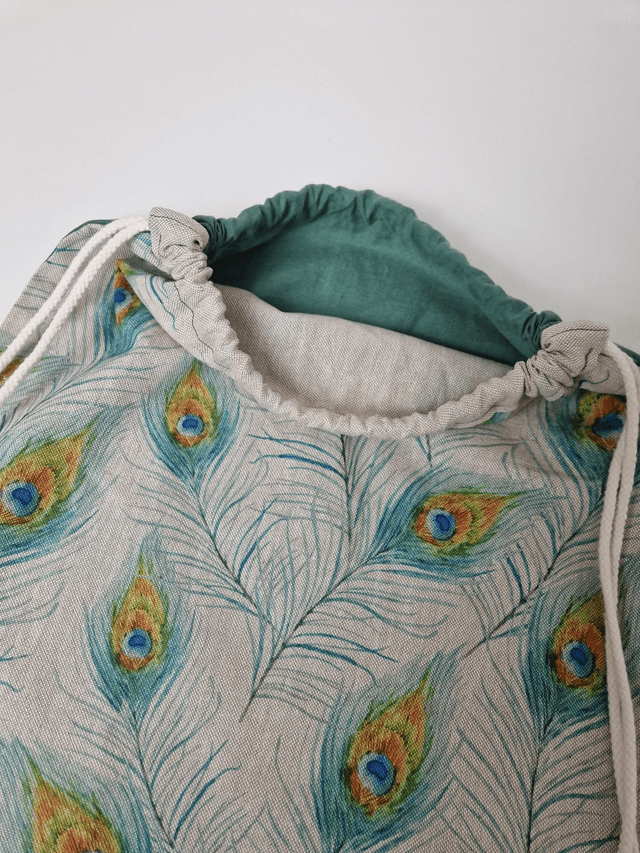 Peacock Backpack without linen