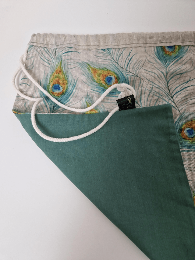 Peacock Backpack without linen