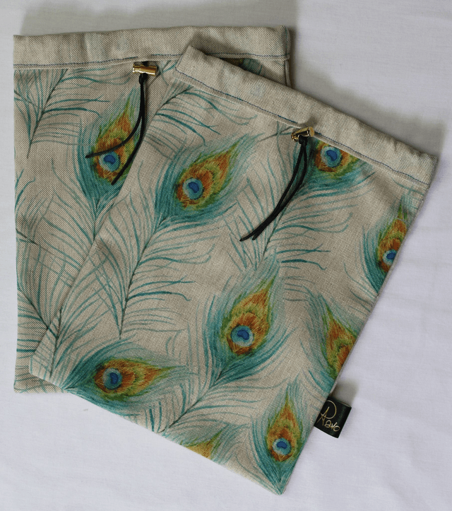 Peacock Pouches Set 2