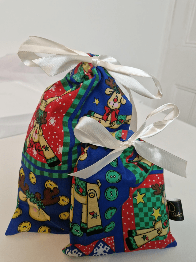 Gift pouch blue small