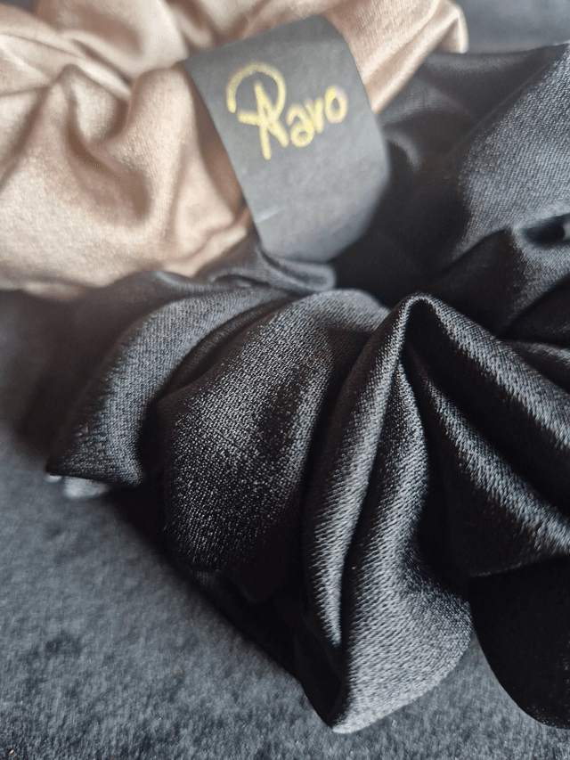 Double-woven Premium Satin Scrunchies Set