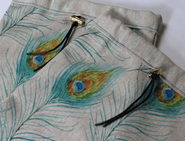 Peacock Pouches Set 2
