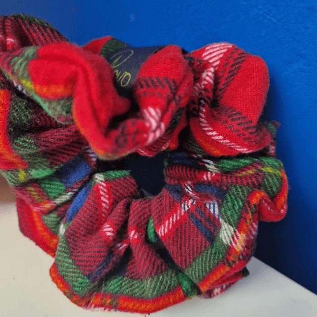 Scrunchies checkered set