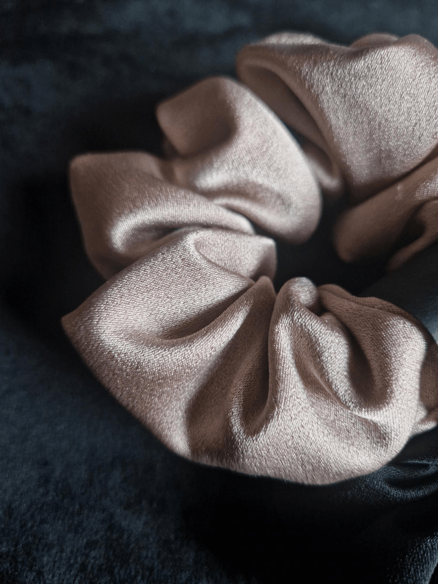 Double-woven Premium Satin Scrunchies Set