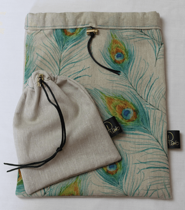 Peacock Pouches Set 1