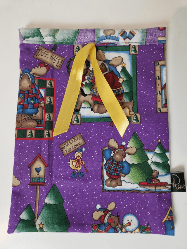 Gift pouch purple