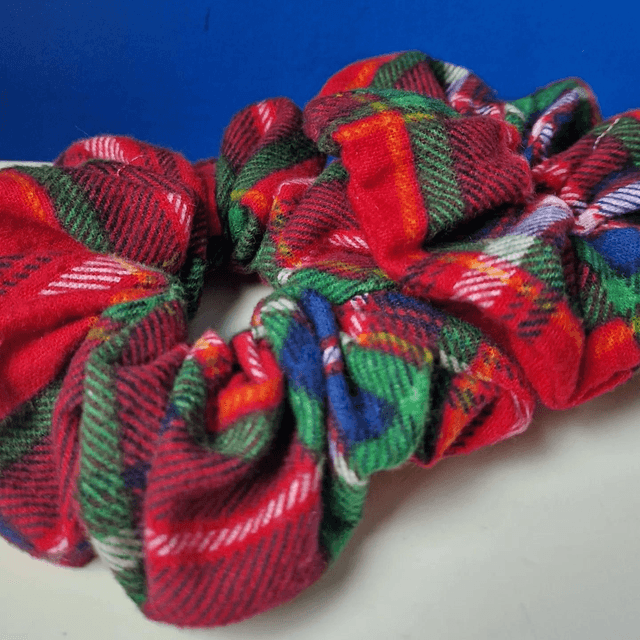 Scrunchies checkered set