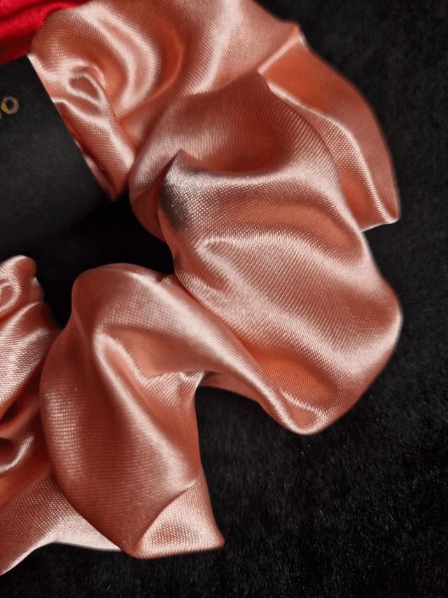 Carmine&Pink Scrunchies Set 
