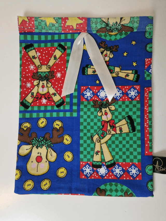 Gift pouch blue medium